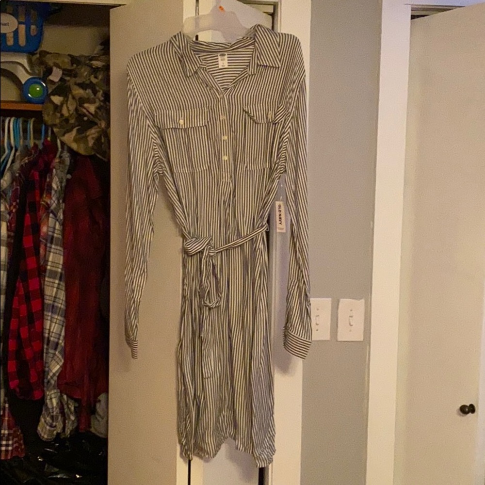 Stripped dress old navy